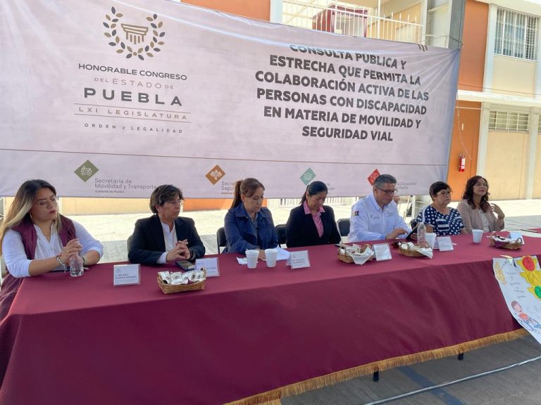 En Tehuacán el Congreso del Estado realizó la Consulta a Personas con Discapacidad, en materia de Movilidad y Seguridad Vial