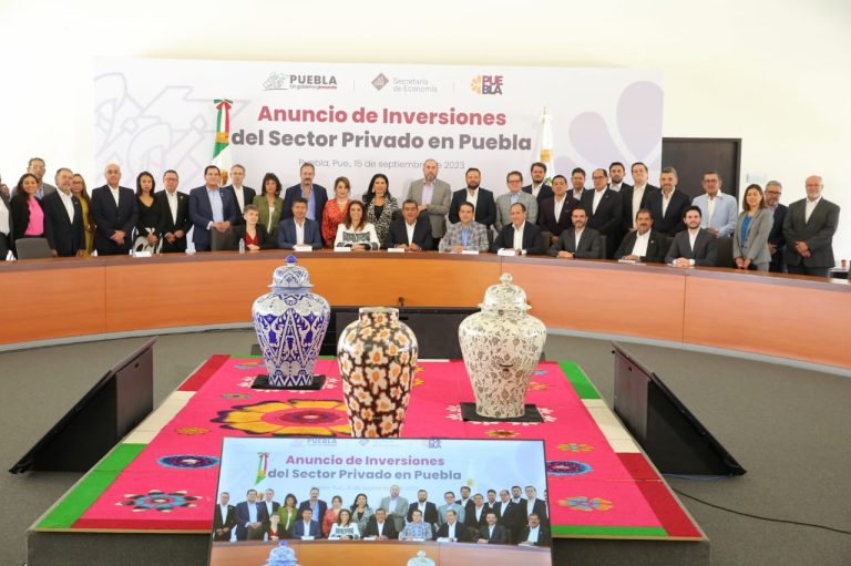 Inversiones en Puebla ascienden a más de 3 mil millones de dólares; tenemos paz social y laboral: Sergio Salomón