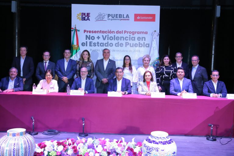 Con programa No + Violencia, gobierno estatal y Santander México refuerzan estrategias para paz social