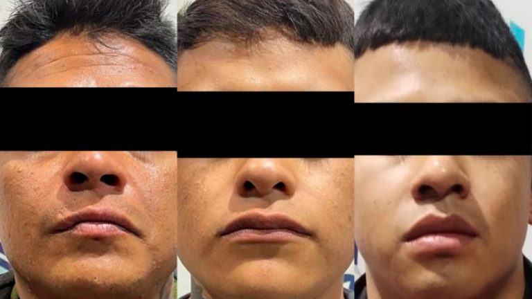 Detención de tres delincuentes