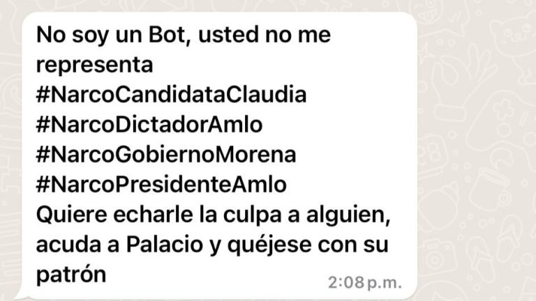 Ahora filtran número de Claudia Sheinbaum