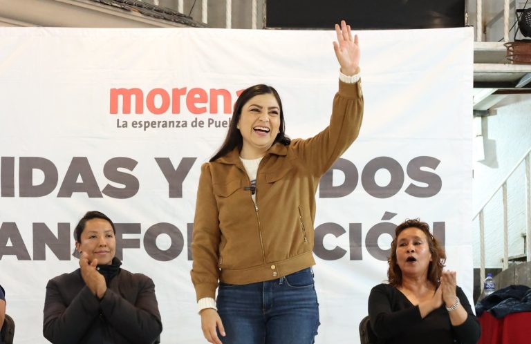 Claudia Rivera va como candidata a diputada federal por Tepeaca