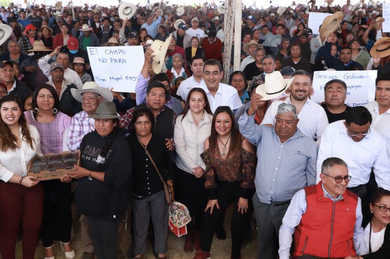 Fortalece Gobierno de Puebla al campo para garantizar mejores condiciones de vida