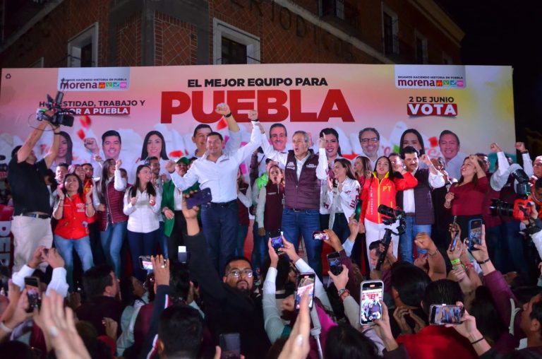 Alejandro Armenta y Pepe Chedraui inician campaña desde el corazón de Puebla