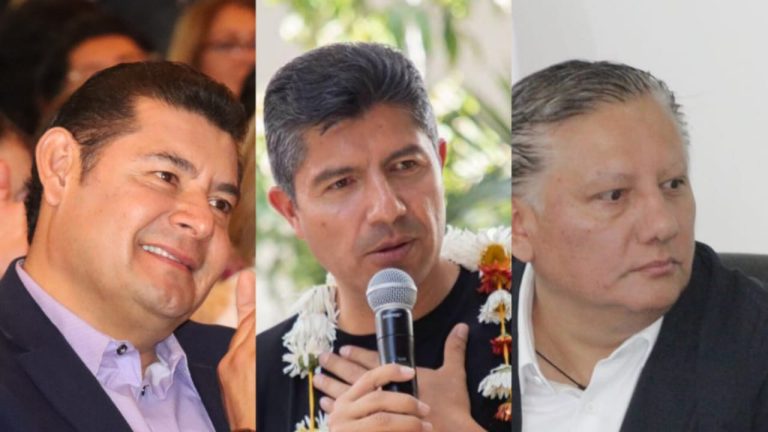 Estos son los tres candidatos al Gobierno de Puebla que quieren ganar el 2 de junio