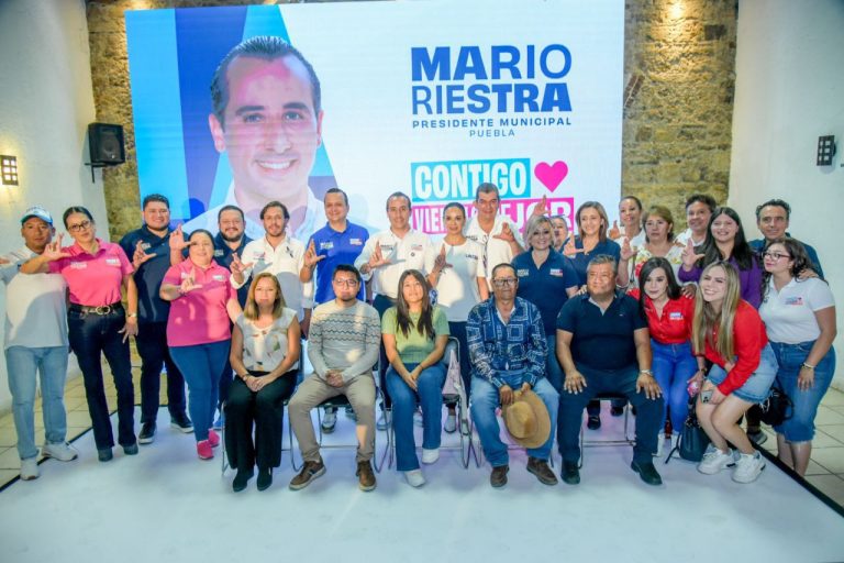 Presenta Mario Riestra plan de desarrollo social y humano para Puebla