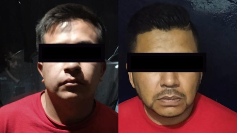 Detienen la policía municipal a tres sujetos violentos que roban autos