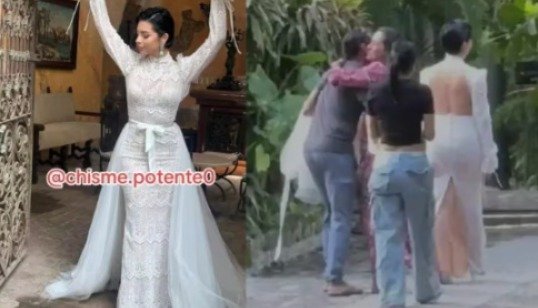 Ángela Aguilar luce espectacular en su boda