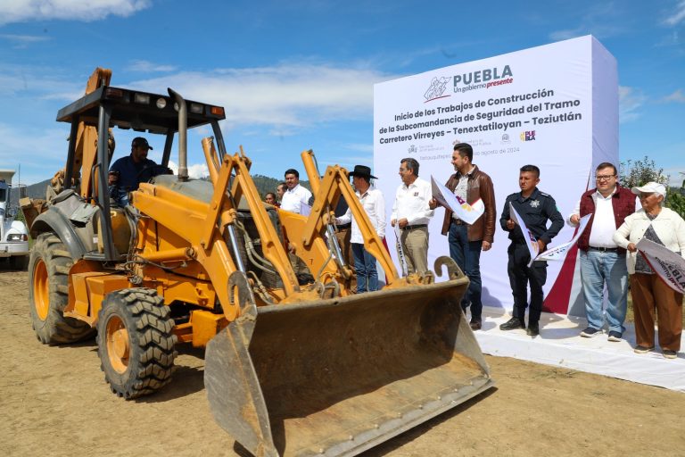 Encabeza Sergio Salomón construcción de subcomandancia en Teziutlán