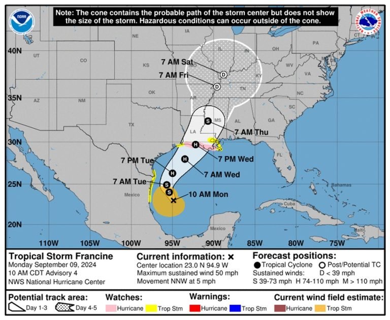 Lluvia, granizo y actividad eléctrica se esperan en Puebla
