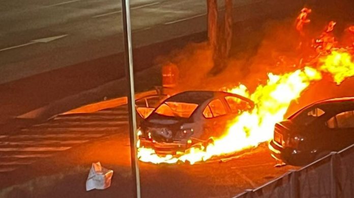 Dejan una hielera con restos humanos enfrente al C5