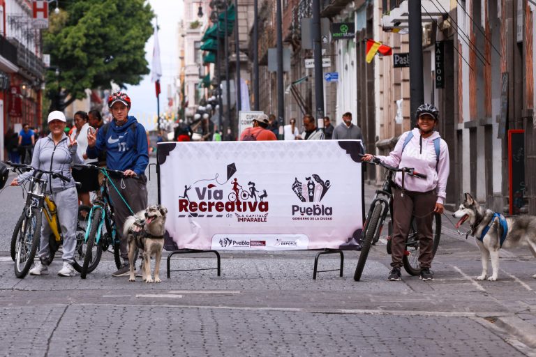 La Vía Recreativa de Puebla, lista para el domingo 3 de noviembre