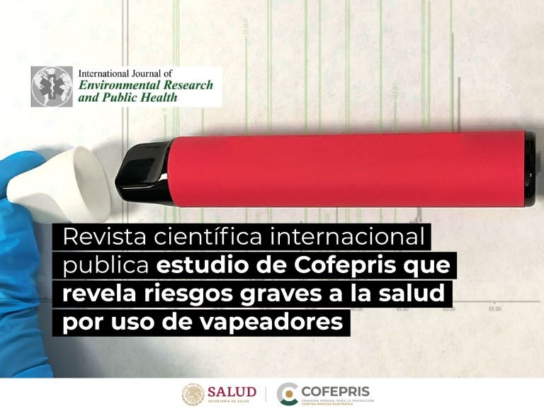 Revista científica internacional revela riesgos graves a la salud por uso de vapeadores