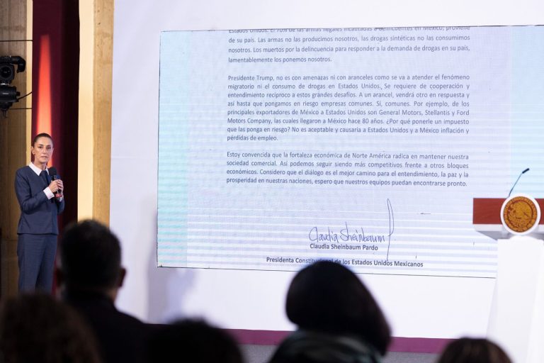 No es con amenazas ni con aranceles como se va a atender el fenómeno migratorio, el consumo de drogas en EU: Claudia Sheinbaum