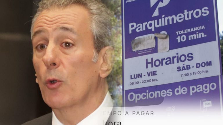 Parquímetros en Puebla serán gratuitos, anuncia Pepe Chedraui