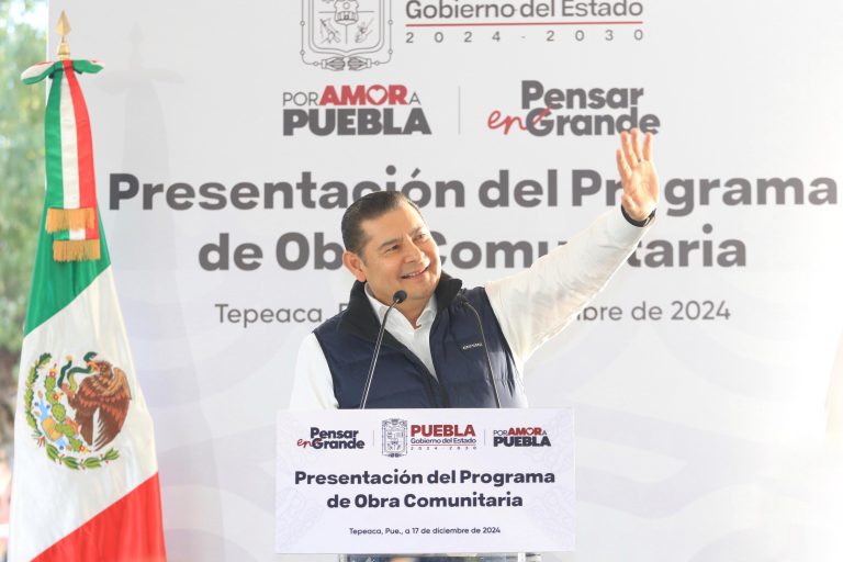 Alejandro Armenta promete blindar a Puebla de la inseguridad
