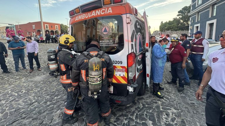 Por fuga de gas, 12 personas se intoxican en Casa Azul