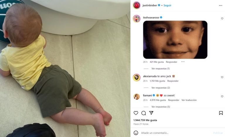 Justin Bieber compartió nuevas fotos de su hijo Jack