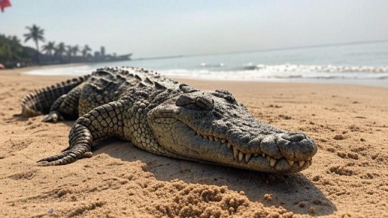 Reportan Cocodrilos y medusas en playas de México