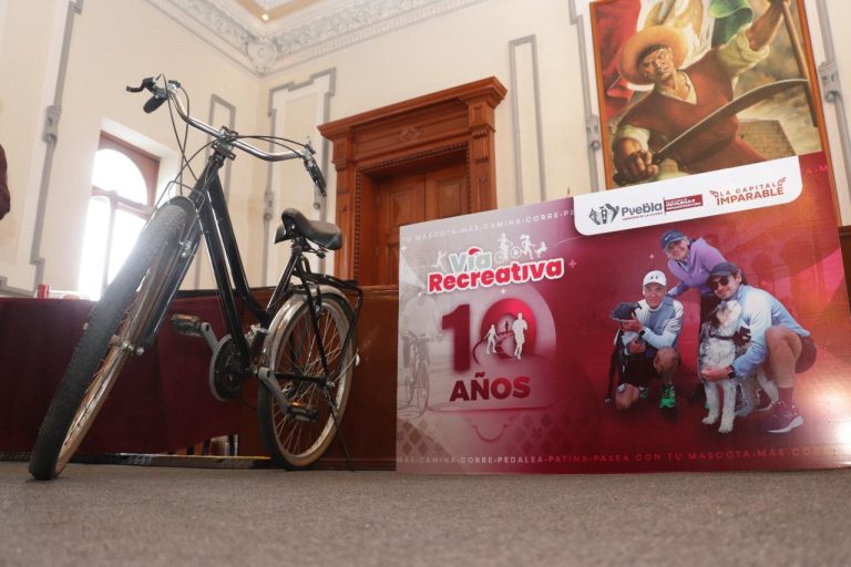 Presenta Gobierno de la Ciudad actividades en conmemoración al 10mo. Aniversario de la Vía Recreativa