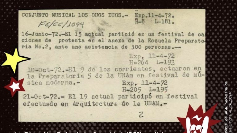 La policía espió a bandas de rock en el siglo XX