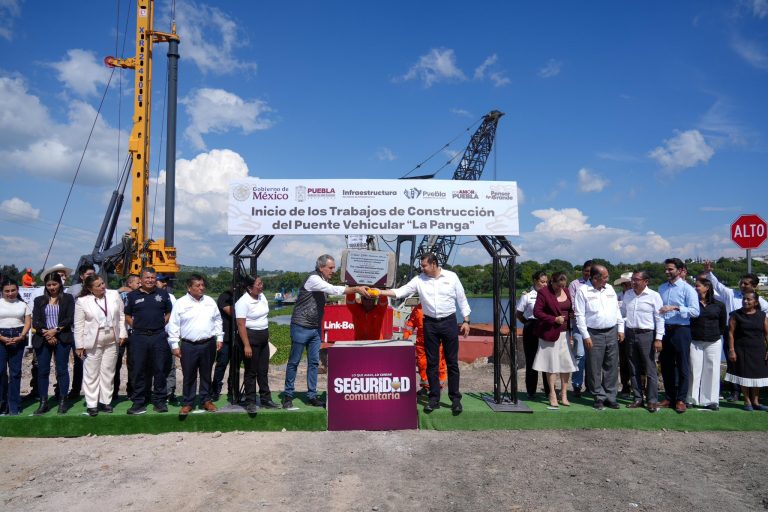 Inicia puente vehicular de La Panga; beneficiará a más de 1.7 millones de personas