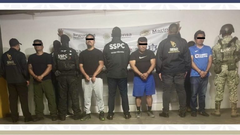 Capturan a funcionarios y exfuncionarios de seguridad pública vinculados con el crimen organizado