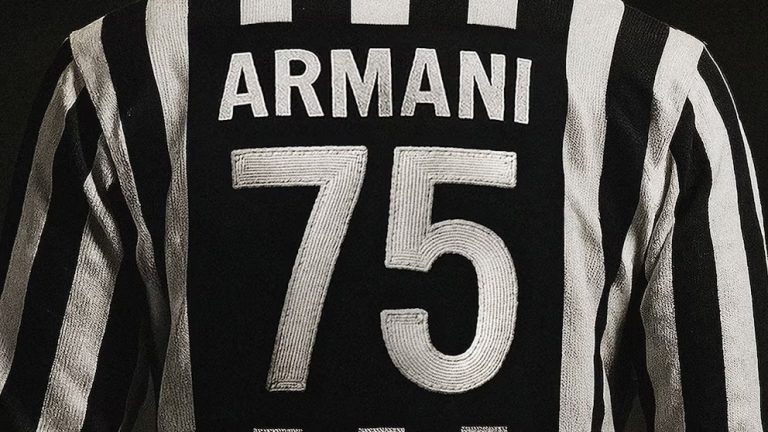 Giorgio Armani presenta su colección de alta costura para los jugadores de La Juventus