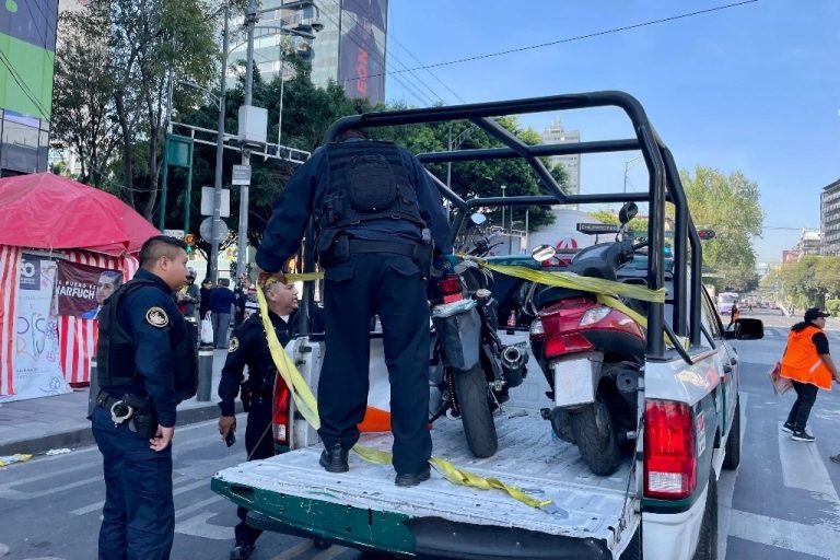 Infraccionan a más de 2 mil motociclistas en Puebla; mil 67 unidades fueron al corralón