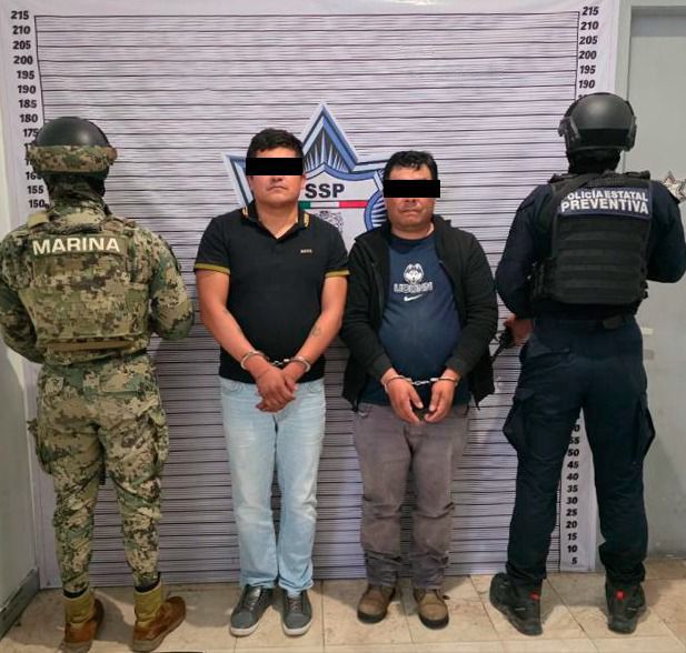 Detienen a peligrosos delincuentes dedicados a robo a casa habitación con violencia