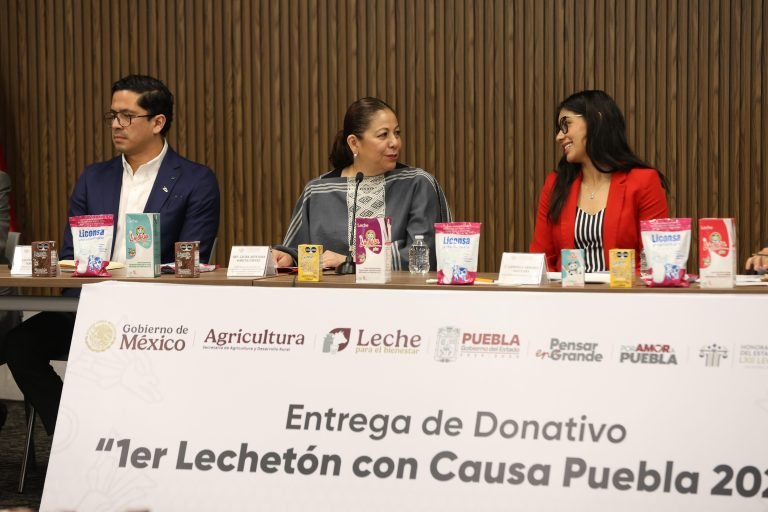 En Puebla nadie está solo, afirma Laura Artemisa en Lechetón con Causa 2025