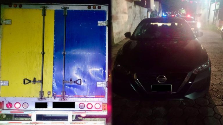 Con apoyo del C5i, fuerzas de seguridad recuperan dos vehículos robados