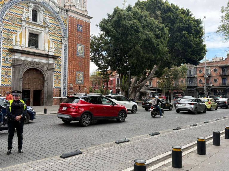 Policía de la Ciudad implementa acciones de seguridad en el Seminario Palafoxiano