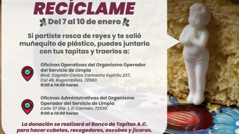 Impulsa Gobierno de Pepe Chedraui campaña para reutilizar muñecos de la Rosca 