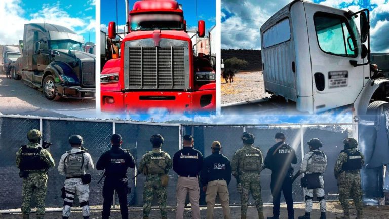 En Miahuatlán localizan un deshuesadero y asegura 70 indicios con robo a transporte de carga