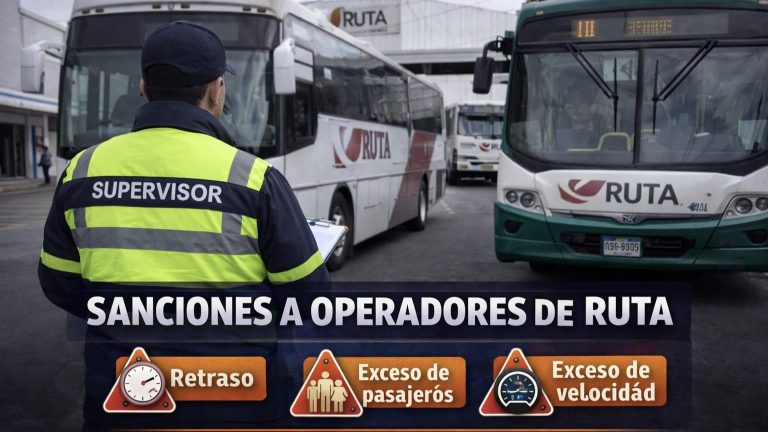 Carreteras de Cuota sanciona a operadores de RUTA por diversas irregularidades