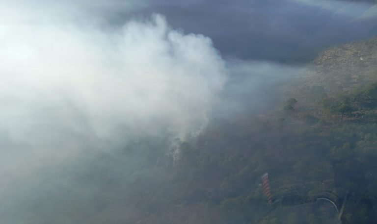 Incendio forestal en Oriental registra 90% de control y 60% de liquidación