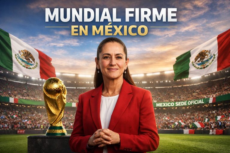 Sheinbaum descarta cambios en el Mundial y asegura que México mantiene la sede