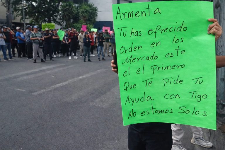 ¡Hartos del cobro de piso! Comerciantes del Mercado Morelos alzan la voz