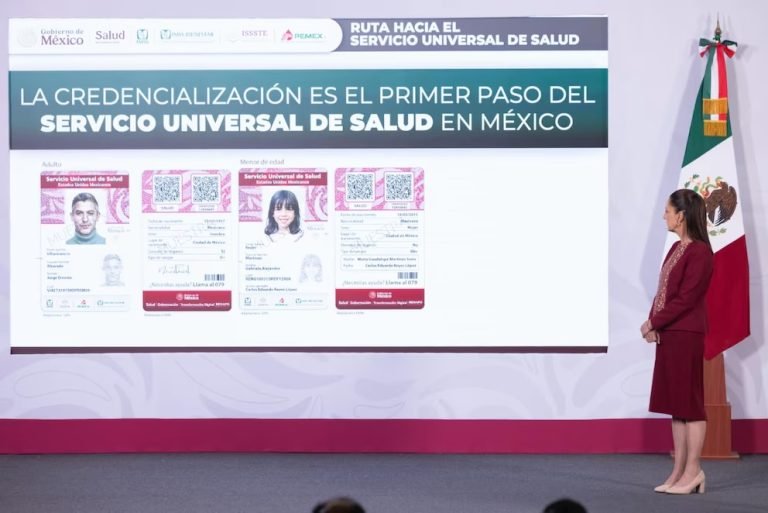 Sheinbaum anuncia decreto presidencial para el Servicio Universal de Salud en México