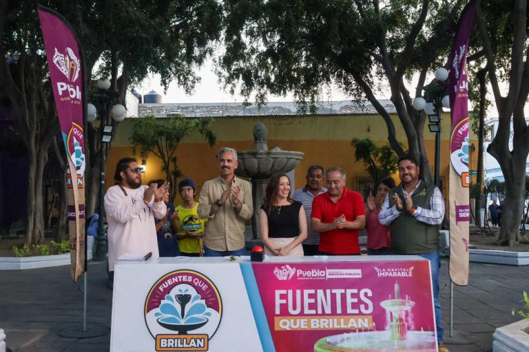 Inaugura Gobierno de Pepe Chedraui mantenimiento integral de fuente del parque Luis Donaldo Colosio Murrieta