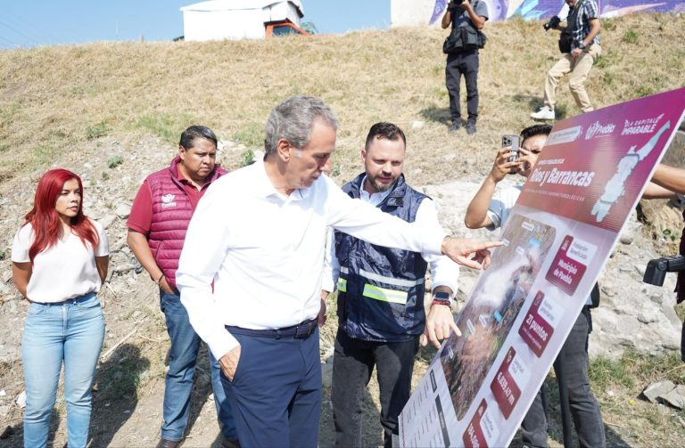 Encabeza Pepe Chedraui trabajos preventivos de desazolve en la capital poblana