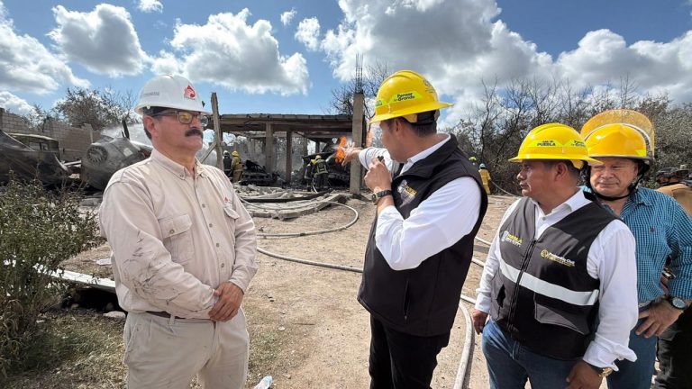 Supervisa gobernador Armenta zona de emergencia en Tepeaca 
