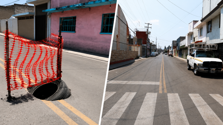 Agua de Puebla genera socavón por falta de mantenimiento a tuberías