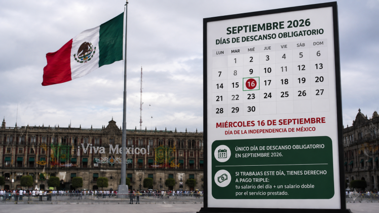 ¿Habrá descanso obligatorio en septiembre de 2026? Esto dice la Ley Federal del Trabajo