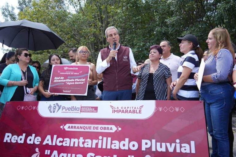 Arranca Pepe Chedraui construcción de Red de Alcantarillado Pluvial en Agua Santa   